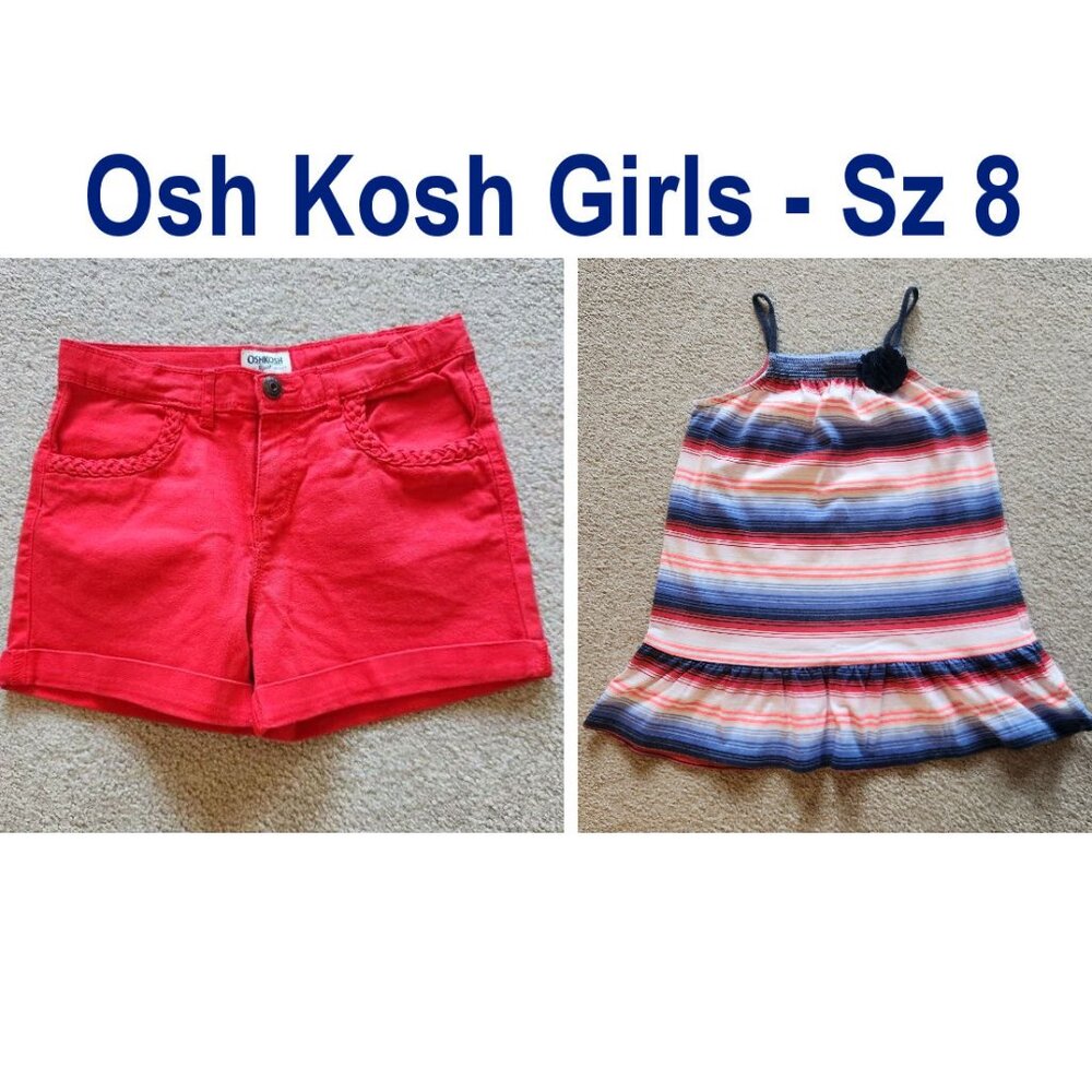 OshKosh Girls - Size 8 Summer Outfit - 2 PIECE